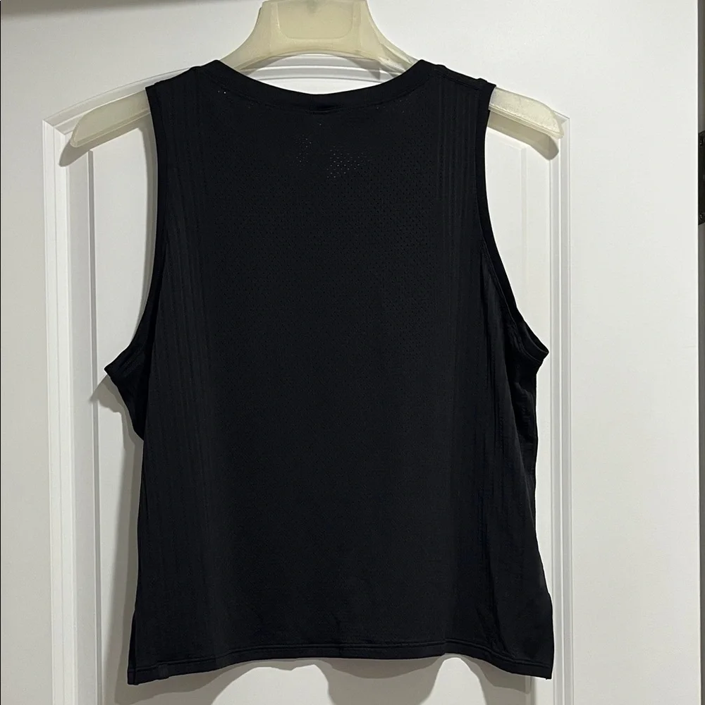 Lululemon Athletica Black Perforated Mesh Tank Top - Picture 3 of 5
